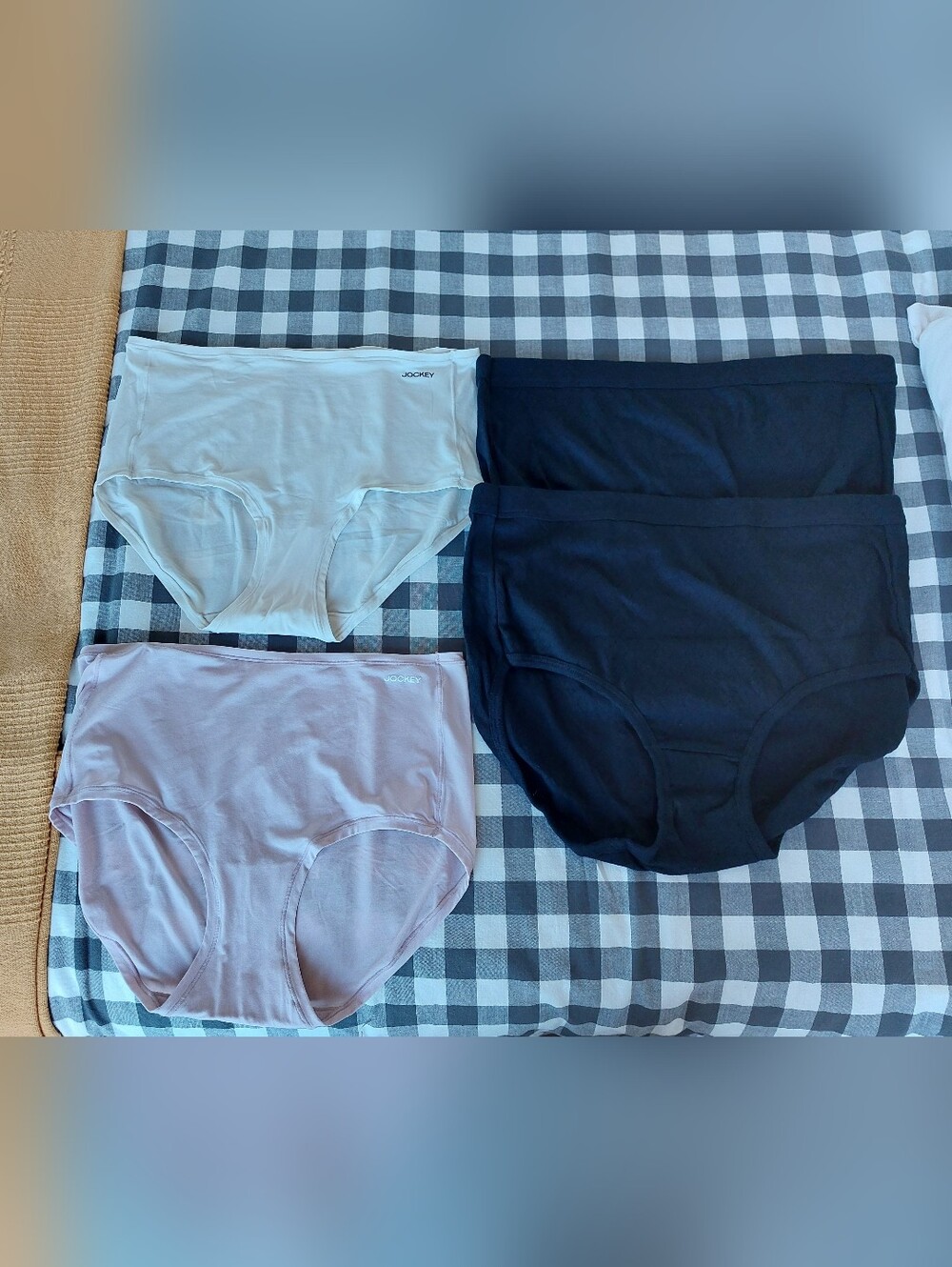 4 NEW Jockey Women's Briefs Underwear Size L (#7)